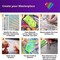 2-Piece DIY 5D Diamond Art Set for Adults or Children, Full Diamond Painting Set with the Theme of Girls Dancing with Stars and Girls in the Rain, Perfect Art Crafts